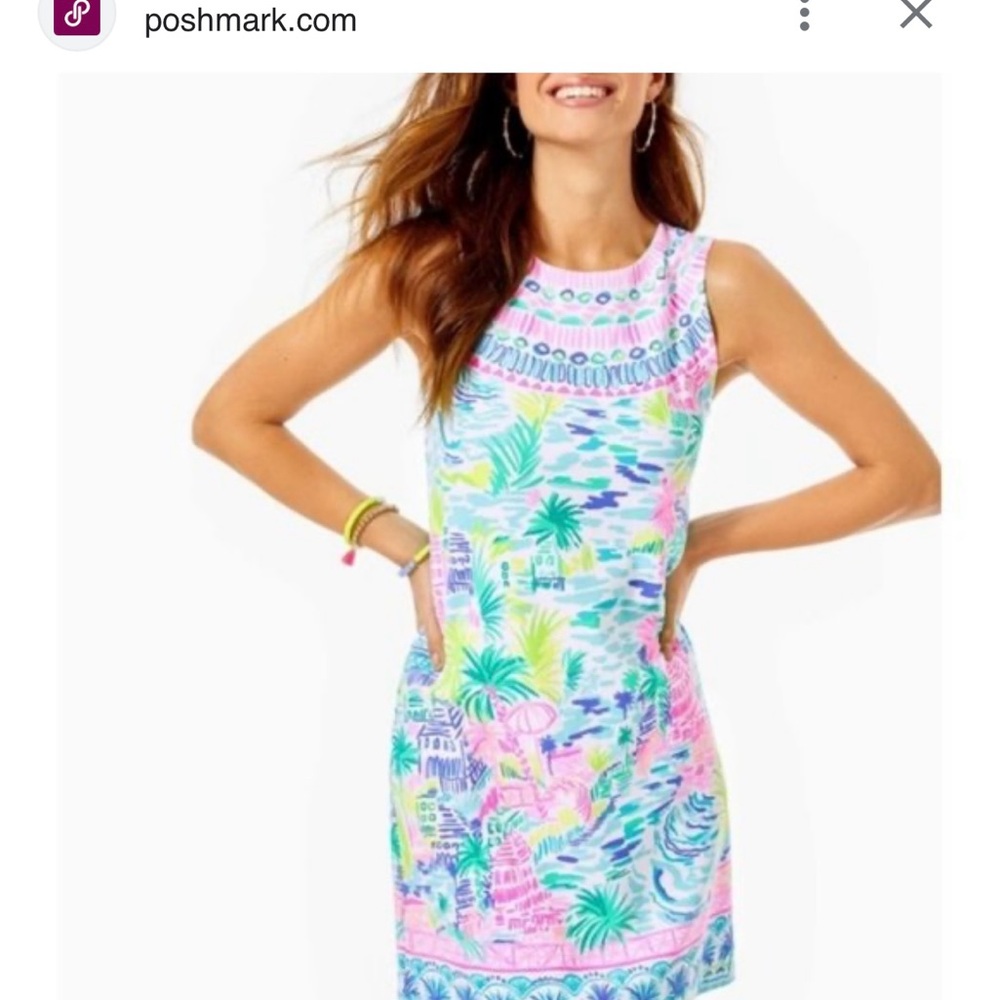 Lily Pulitzer dress tropical small